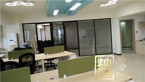 辦公室裝修之辦公區效果不同角度