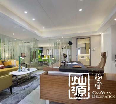 70㎡小型辦公室裝修，幾個設計小心機助你擁有大空間