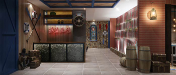 海盜餐廳設計創意難實現？設計師通過三招讓其情景交融