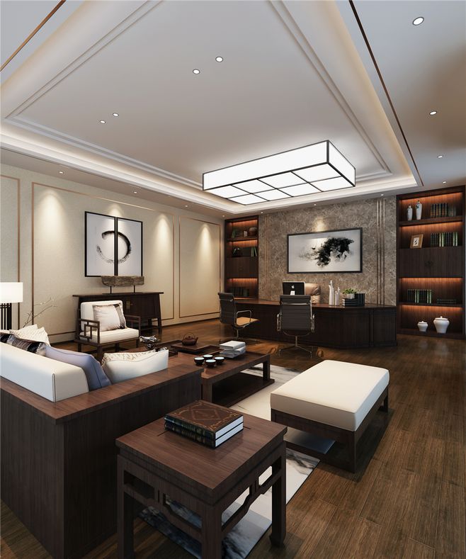 董事長辦公室設計效果圖-燦源 董事長辦公室設計效果圖-燦源