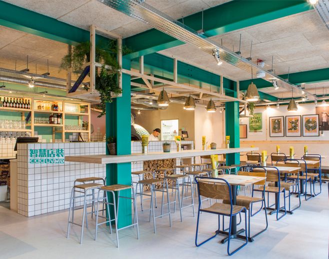 網紅奶茶店鋪裝修設計細節，在這里全面分解