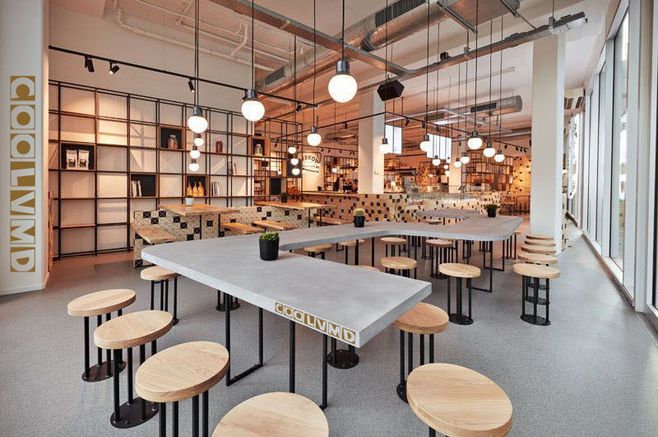 現代奶茶店裝修設計，金子招牌是“裝”出來的