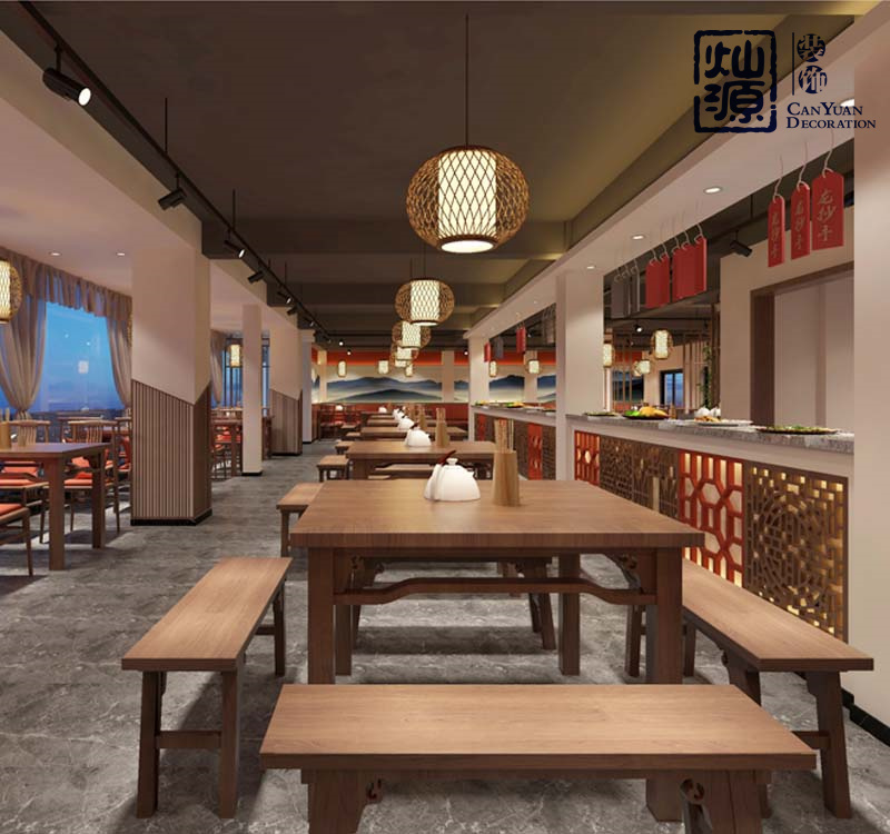 中式餐廳設(shè)計裝修效果圖