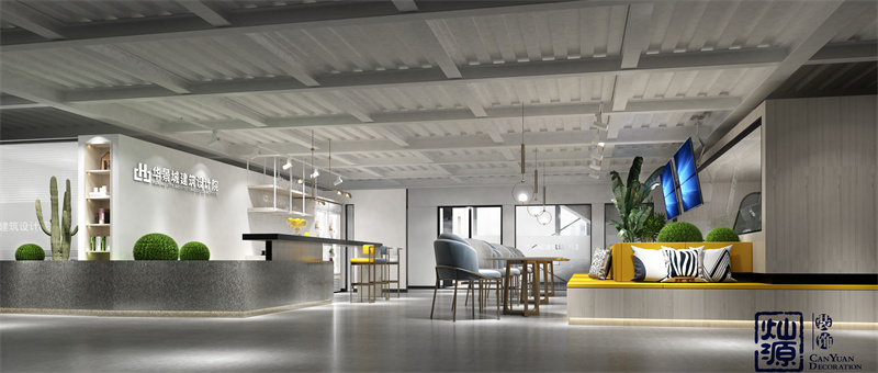 超值設(shè)計費!又美又颯的南寧辦公室裝修前廳效果圖案例鑒賞(一) 超值設(shè)計費!又美又颯的南寧辦公室裝修前廳效果圖案例鑒賞(一)