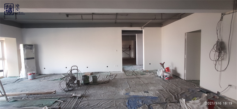 南寧口腔醫院裝修施工現場 南寧口腔醫院裝修施工現場