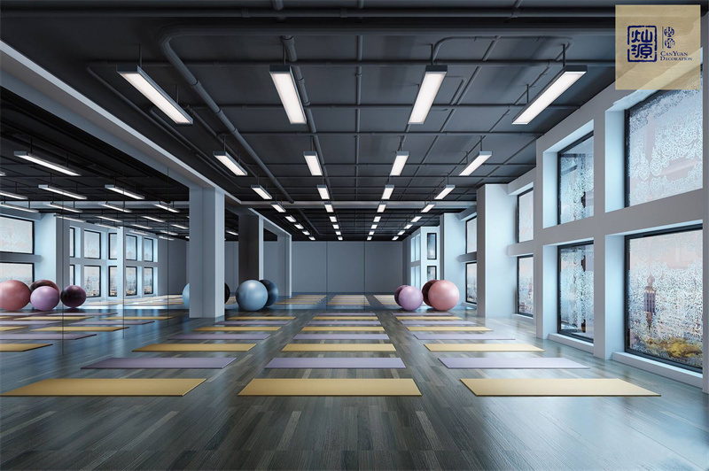 南寧健身房設計裝修效果圖 南寧健身房設計裝修效果圖
