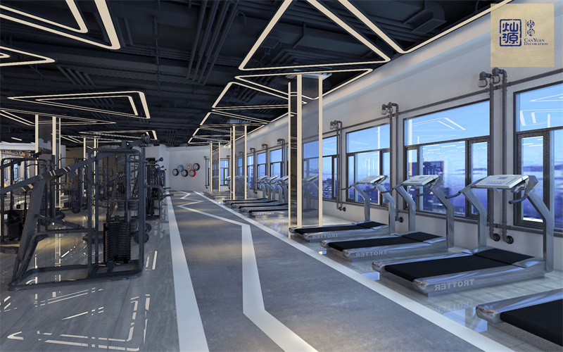 南寧健身房設計裝修效果圖 南寧健身房設計裝修效果圖