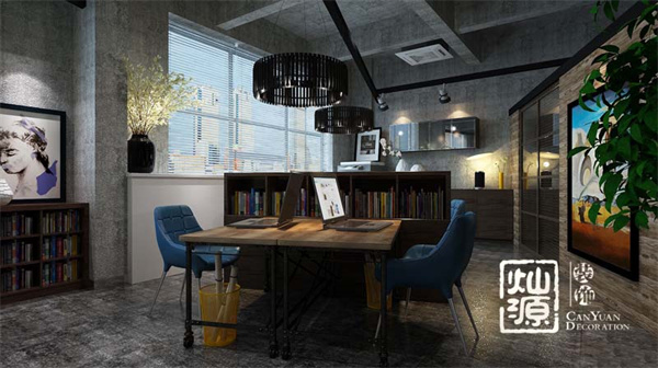 辦公室設計裝修效果圖&mdash;燦源裝飾