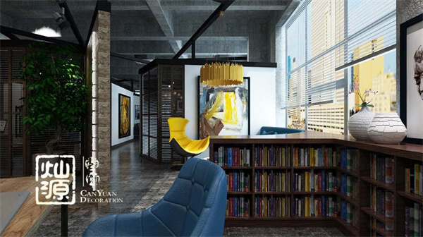辦公室設計裝修效果圖&mdash;燦源裝飾