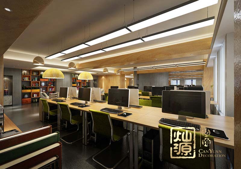 青龍化學建材加工制造行業辦公室裝修施工案例--燦源裝飾 青龍化學建材加工制造行業辦公室裝修施工案例--燦源裝飾