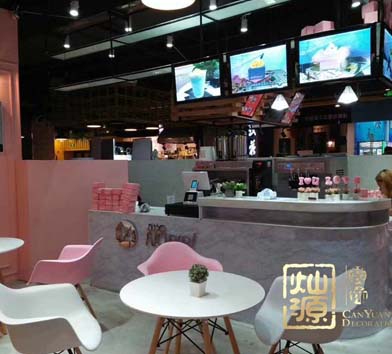 NOBIBI朝陽地鐵站時尚甜品店裝修案例-燦源裝飾 NOBIBI朝陽地鐵站時尚甜品店裝修案例-燦源裝飾