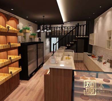 幸福家園品牌水果店裝修案例-燦源裝飾 幸福家園品牌水果店裝修案例-燦源裝飾