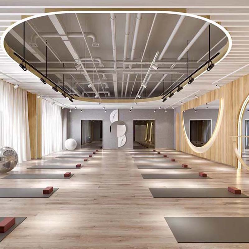 未來品質感560平健身房設計效果圖案例賞析 未來品質感560平健身房設計效果圖案例賞析