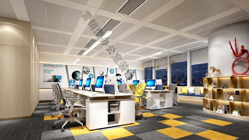 辦公室裝修設計效果圖之辦公區域 辦公室裝修設計效果圖之辦公區域