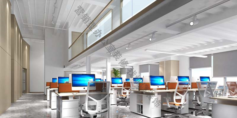 辦公室設計裝修效果圖:公共辦公區 辦公室設計裝修效果圖:公共辦公區