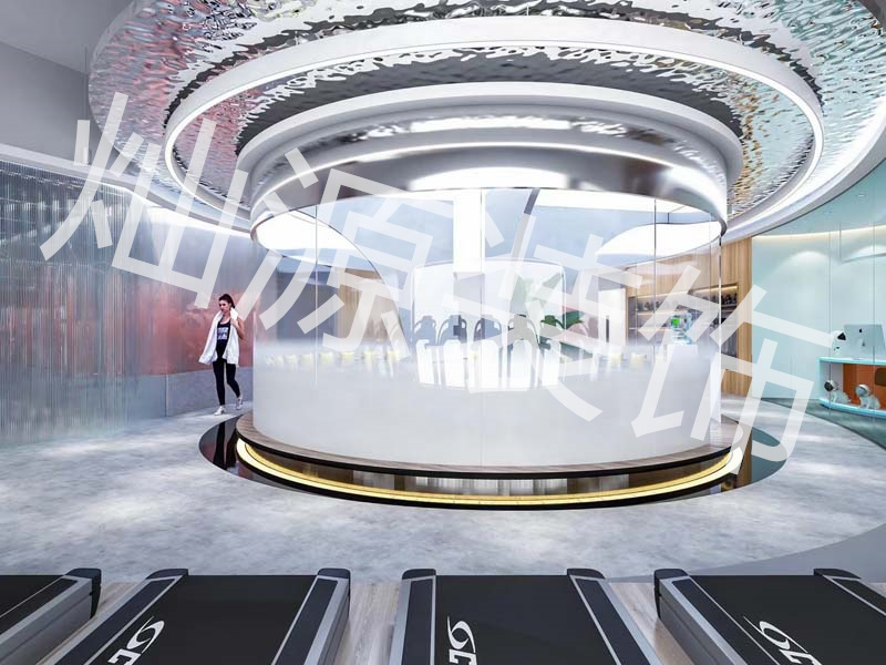 健身房設計效果圖&mdash;燦源裝飾