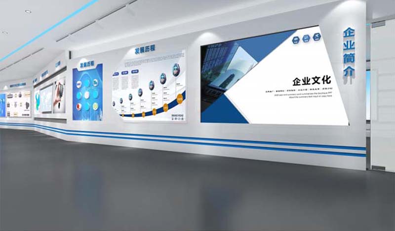 南寧企業展廳設計裝修效果圖—燦源裝飾 南寧企業展廳設計裝修效果圖—燦源裝飾