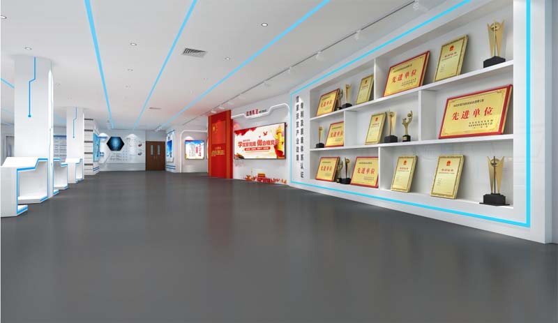 南寧企業展廳設計裝修效果圖—燦源裝飾 南寧企業展廳設計裝修效果圖—燦源裝飾