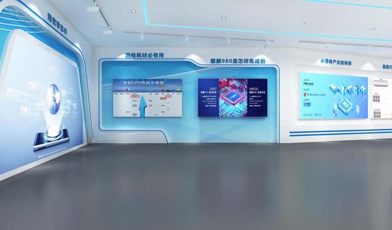 南寧企業展廳設計裝修效果圖—燦源裝飾 南寧企業展廳設計裝修效果圖—燦源裝飾